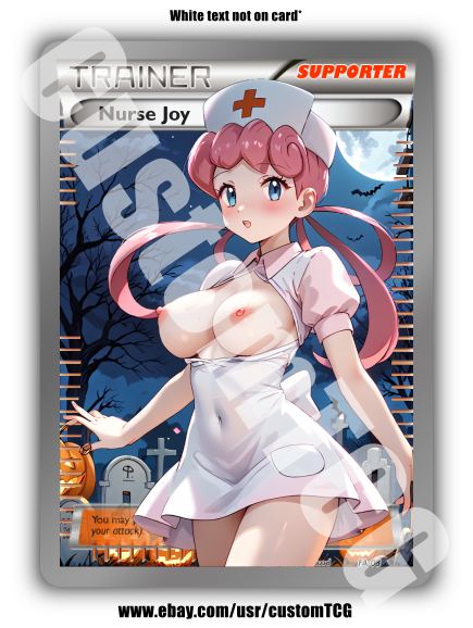 Nurse Joy Custom Trading Card | NSFW