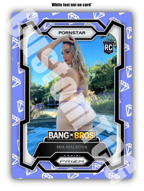 Mia Malkova Prizm Adult Trading Card