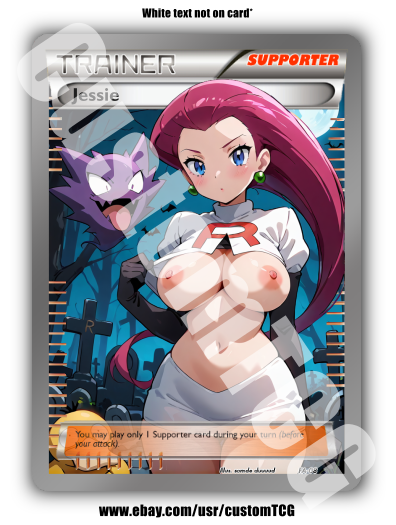 Jessie Custom Trading Card | NSFW