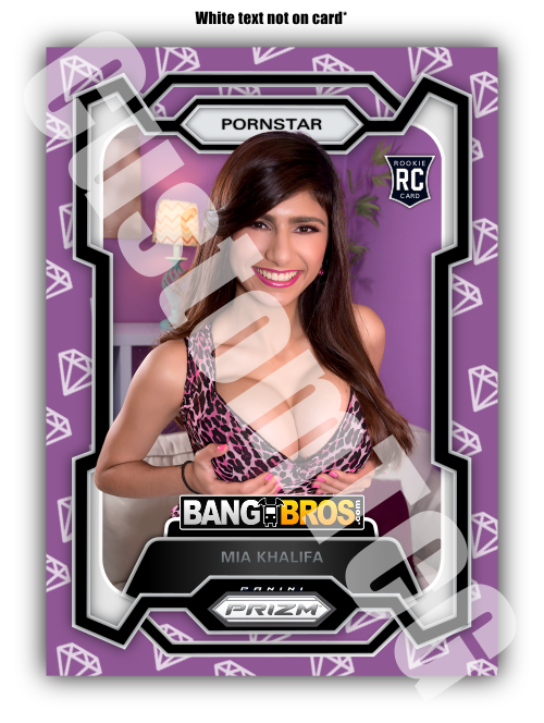 Mia Khalifa Pornstar Prizm Adult Trading Card