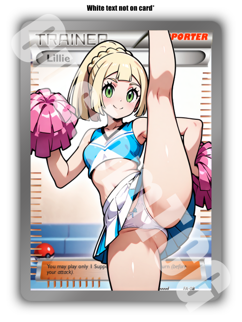 Lillie Custom Trading Card | SFW