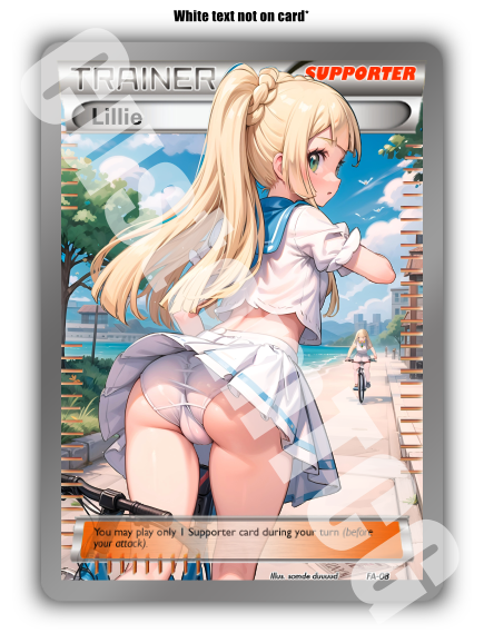 Lillie Custom Trading Card | SFW