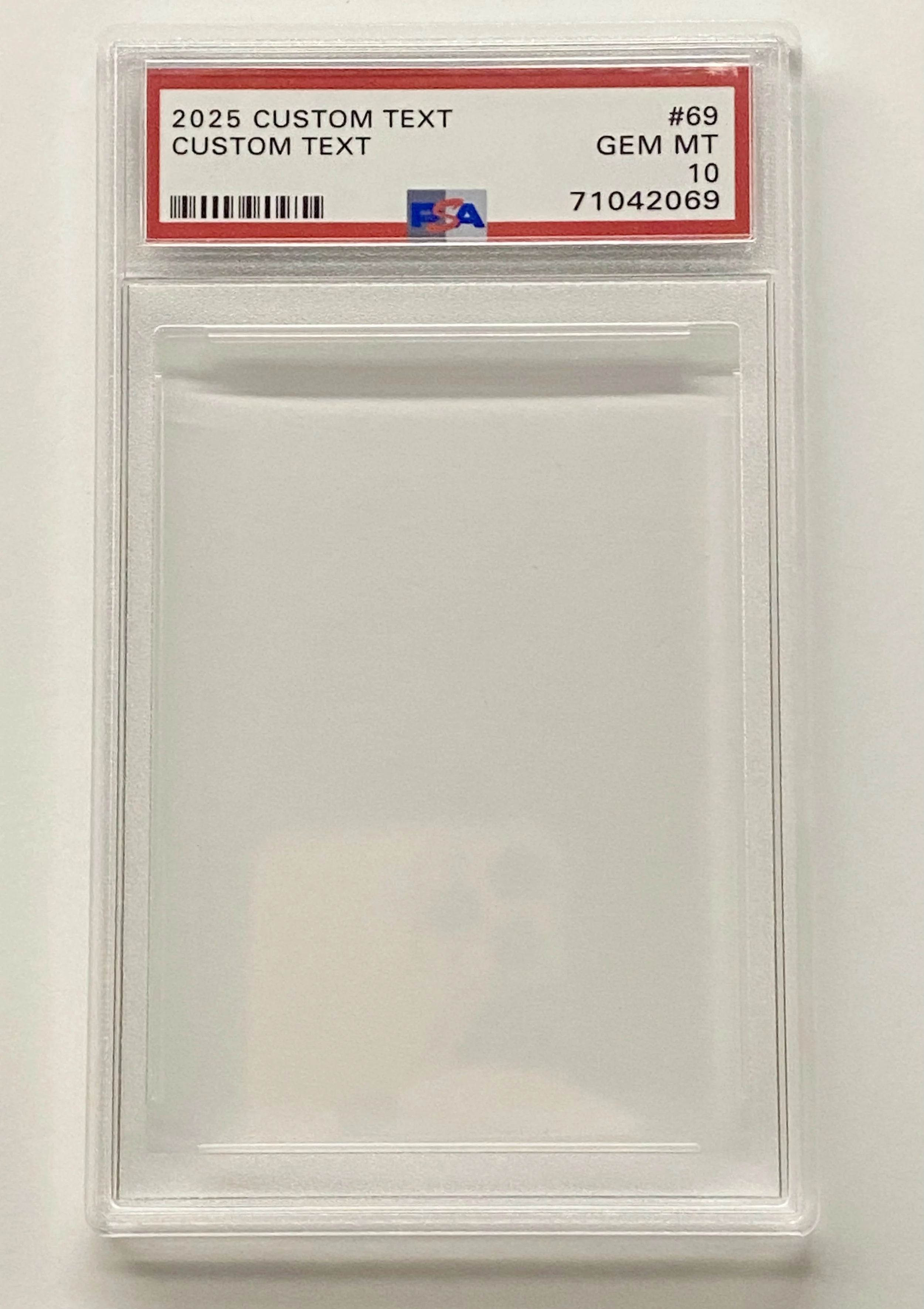 Custom Slab Label / Slab