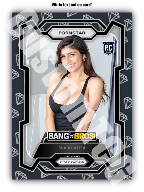 Mia Khalifa Pornstar Prizm Adult Trading Card