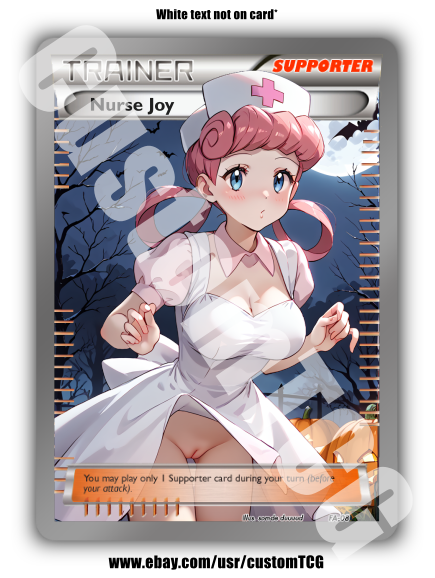 Nurse Joy Custom Trading Card | NSFW