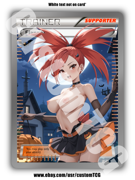 Flannery Custom Trading Card | Halloween