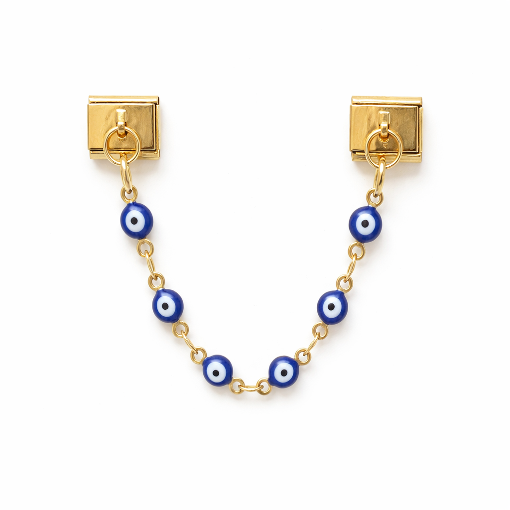 Blue Evil Eye Double Charm