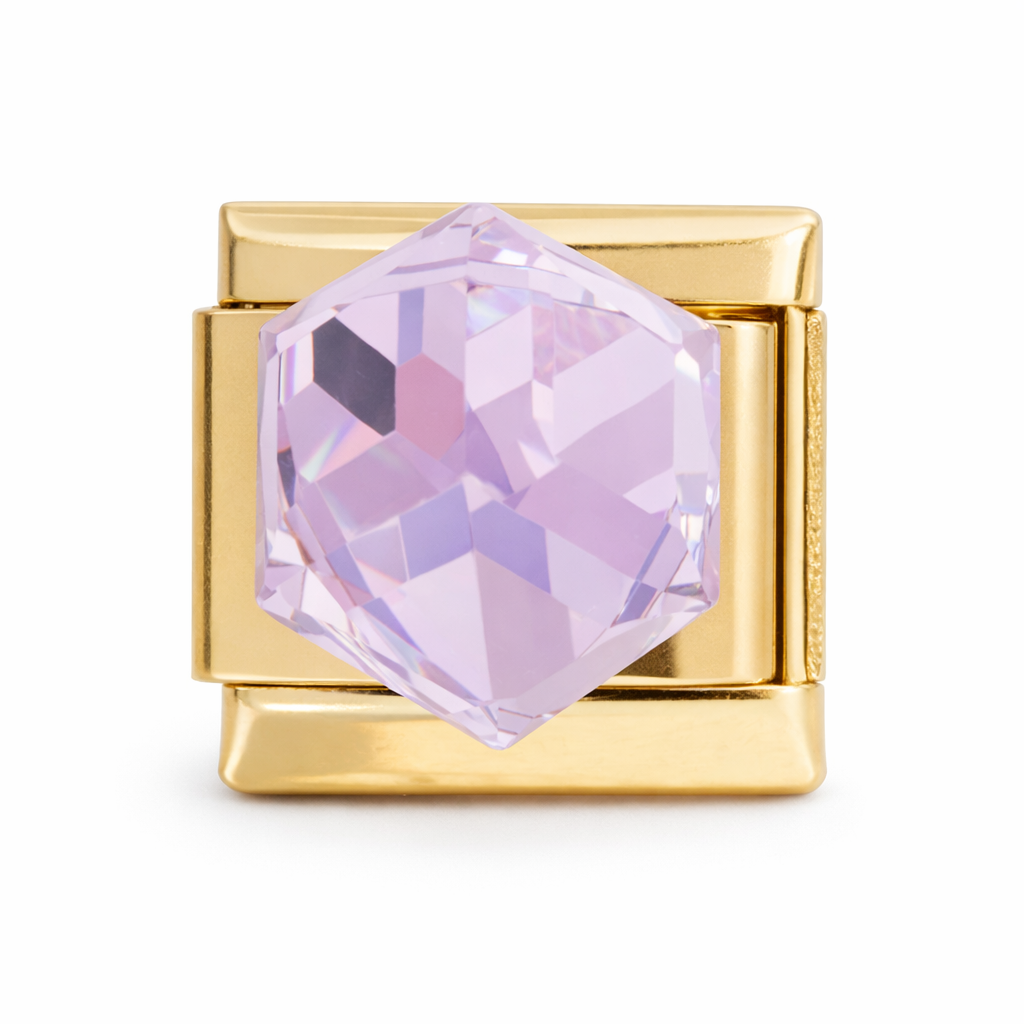 Pink Gem Charm