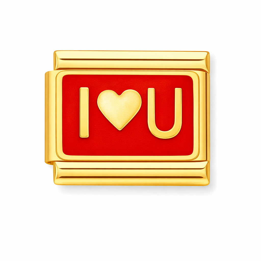 I Love U Charm