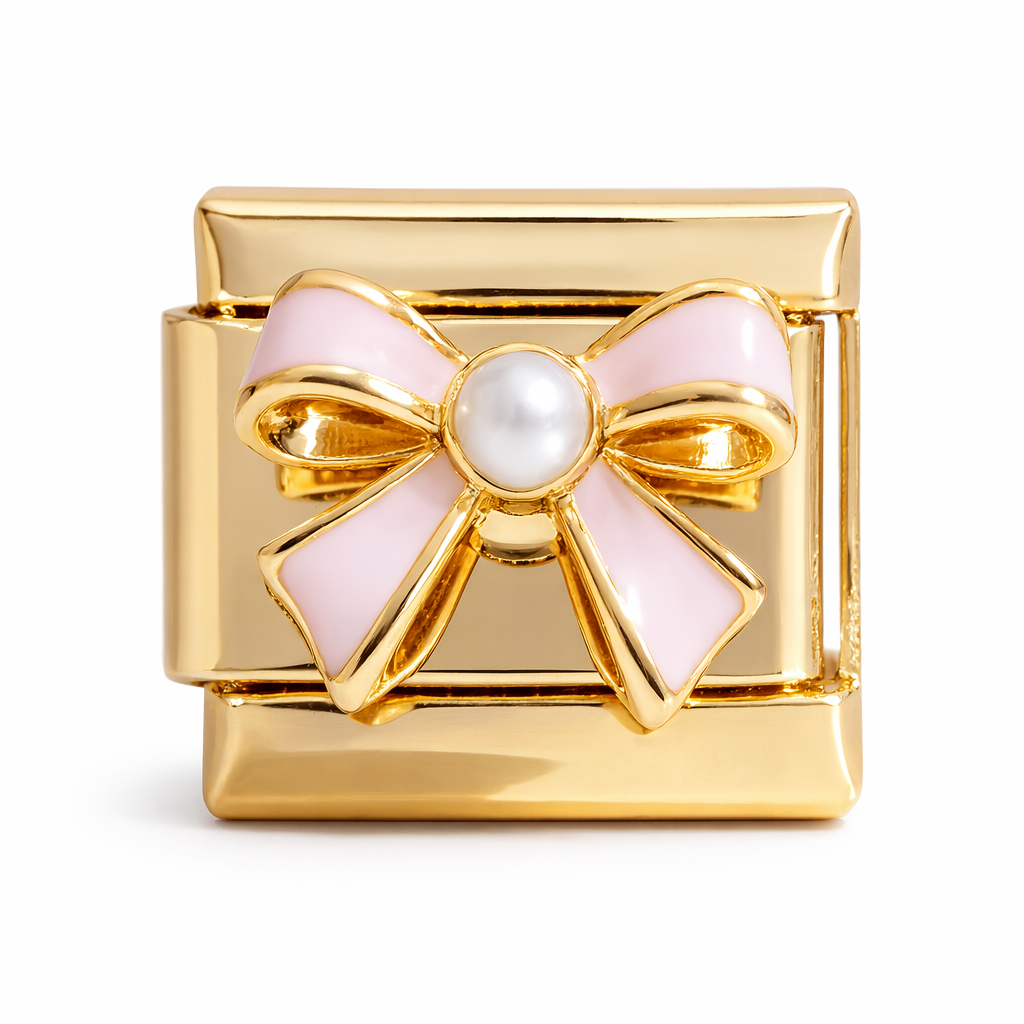 Pink Bow Charm