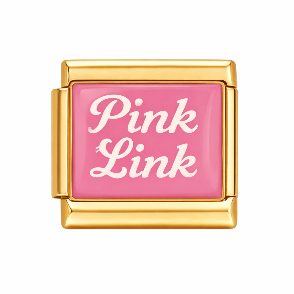 Pink Link Charm