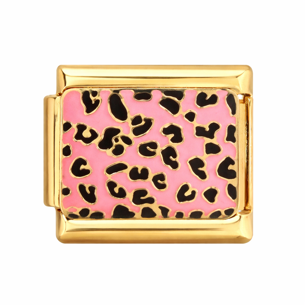 Pink Cheetah Charm