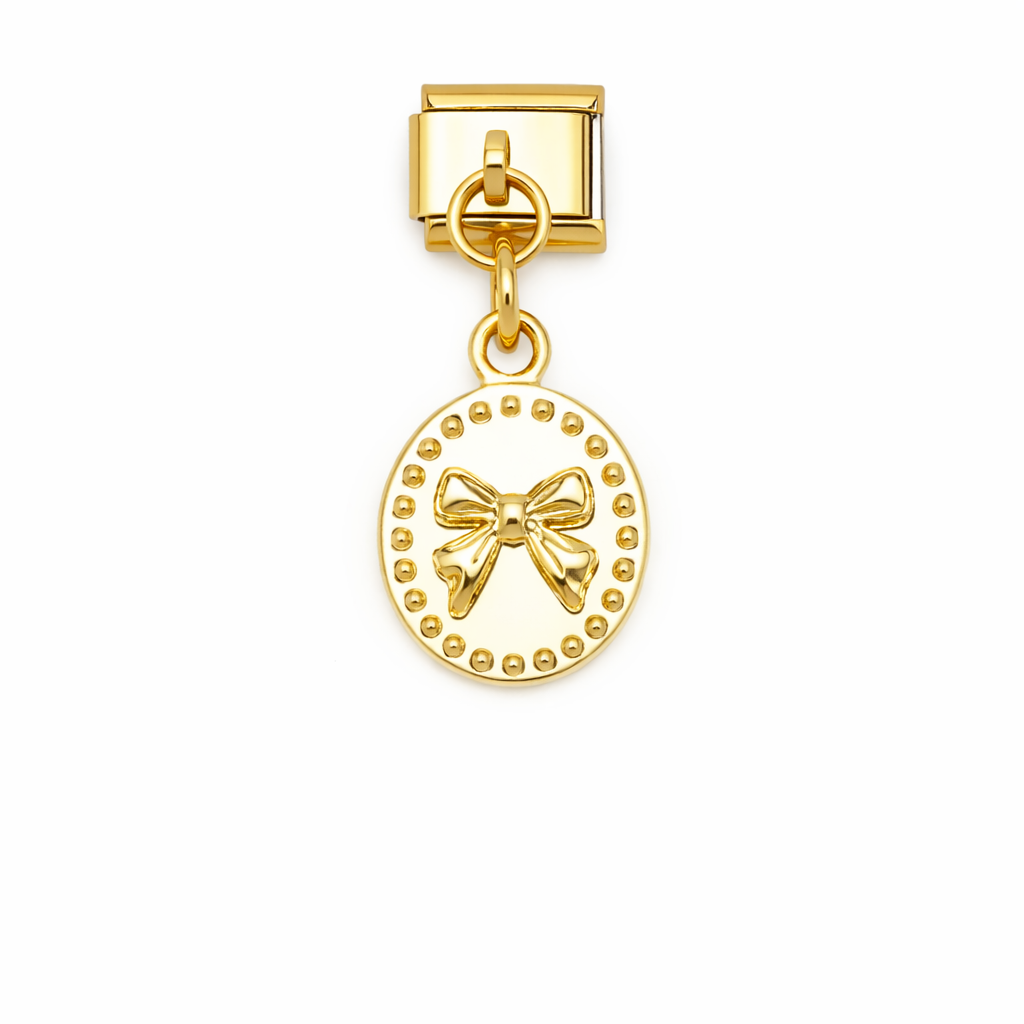 Dangling Bow Charm