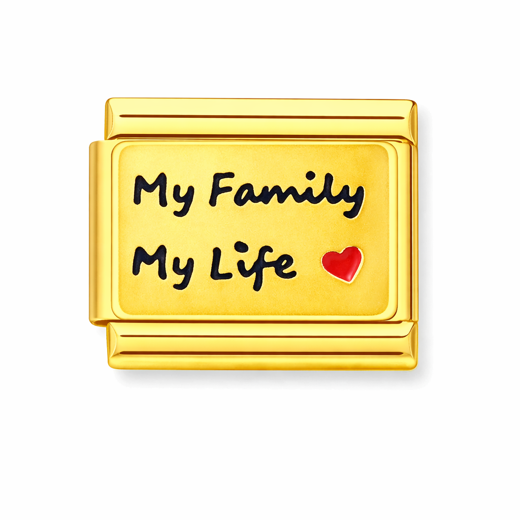Love My Family & Life Charm