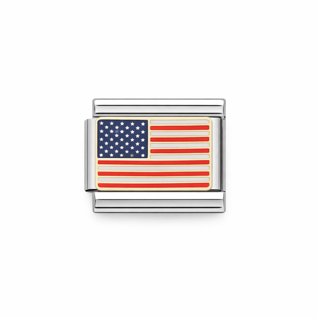 American Flag Charm