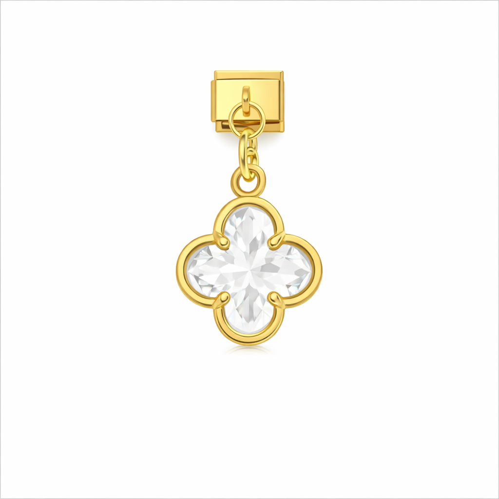Dangling Clover Charm
