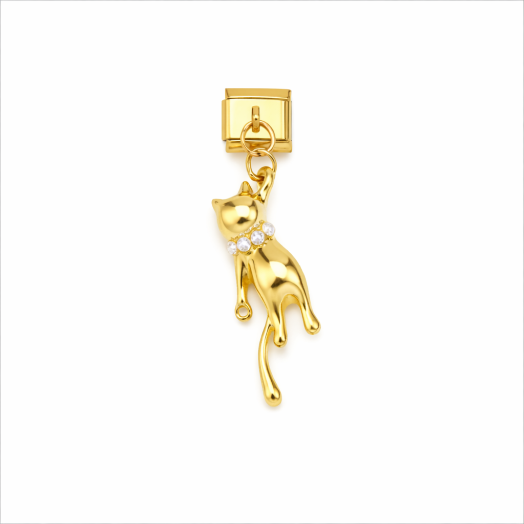 Dangling Cat Charm
