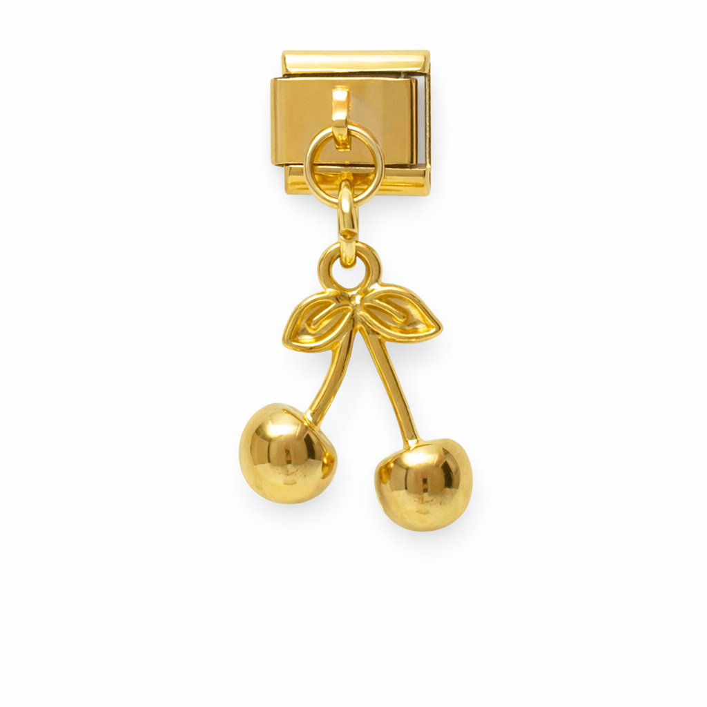 Dangling Cherry Charm