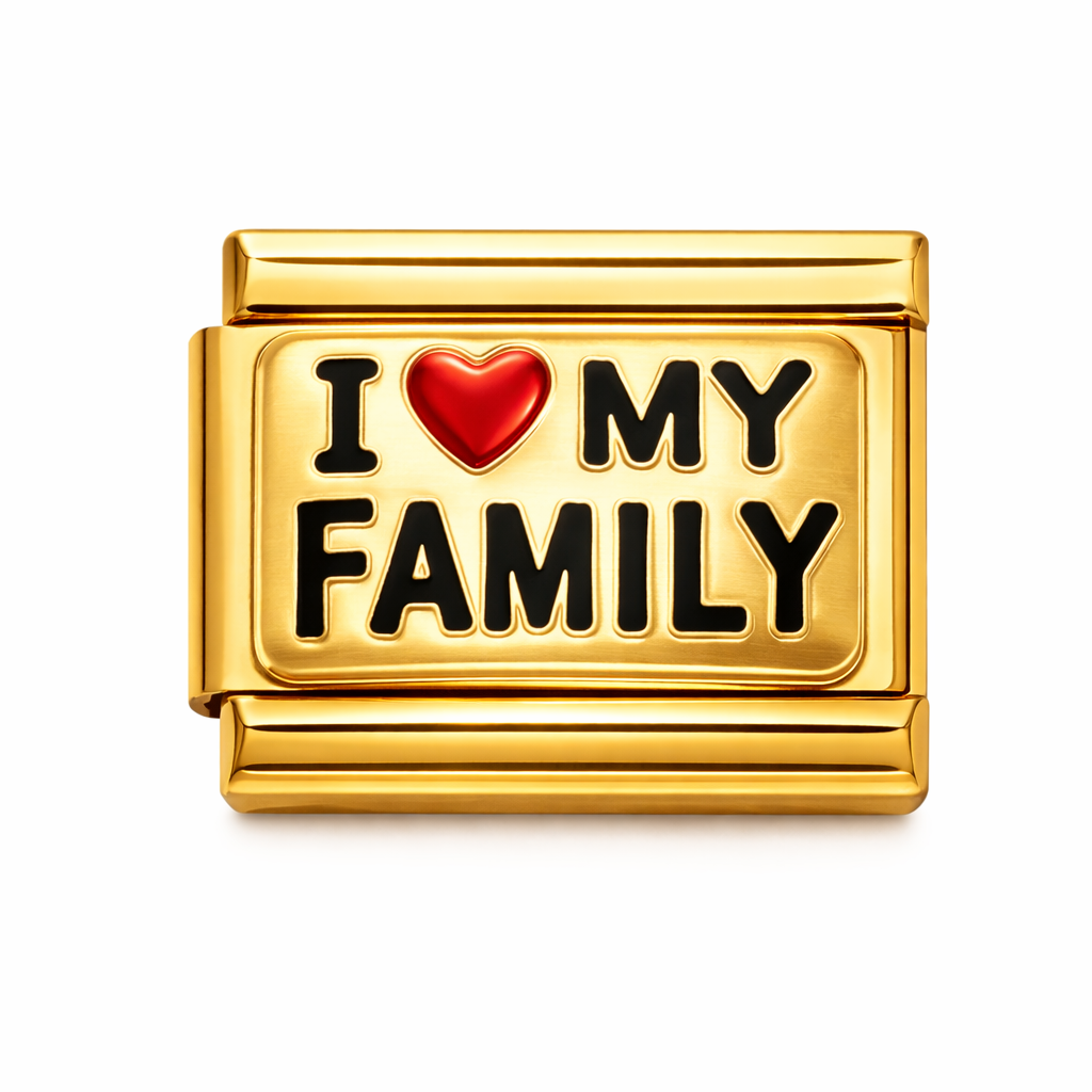 Love My Family Charm
