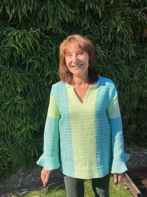 Tunic top in waffle weave by Johanna