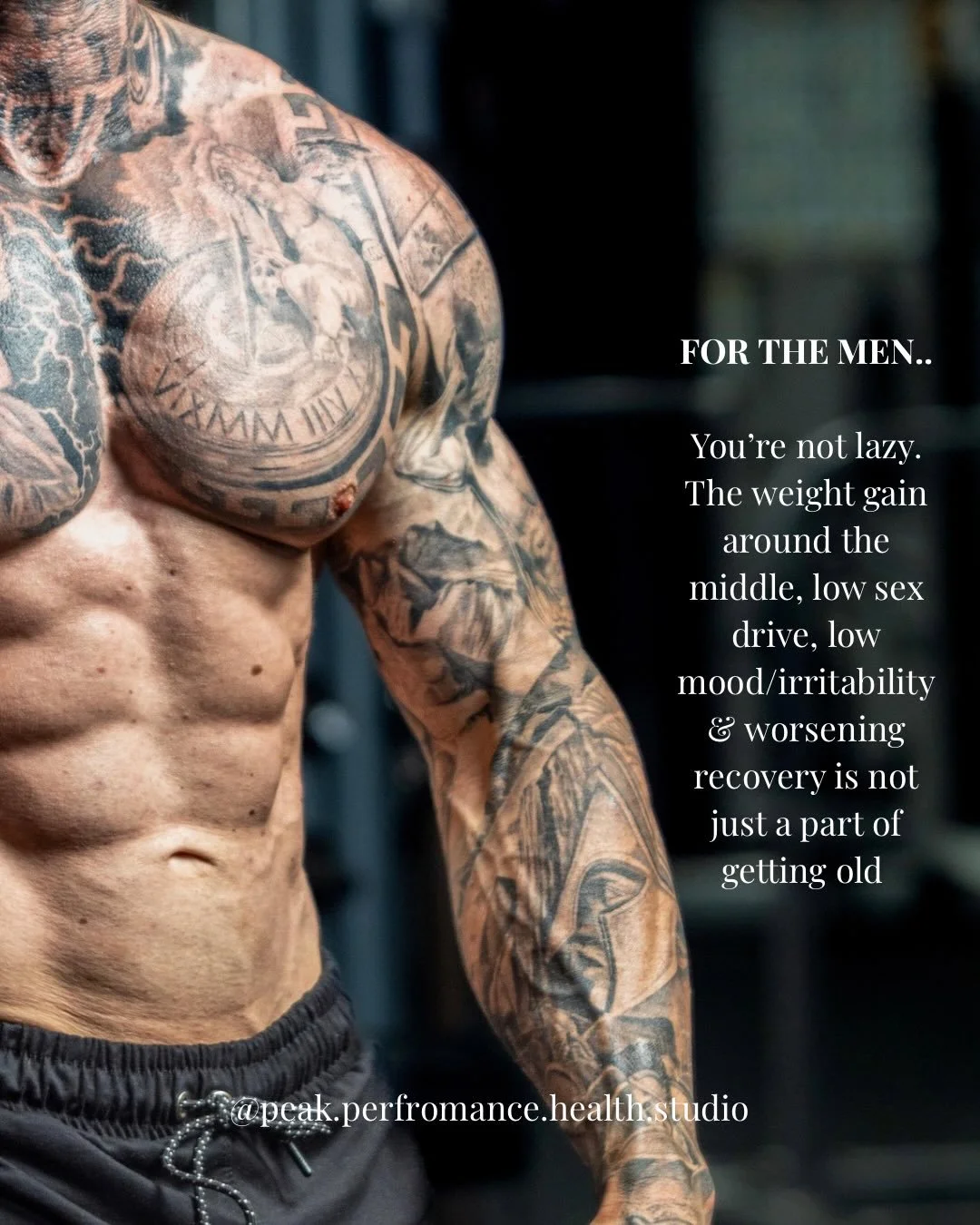 I get asked a lot by clients about my opinion on supplementing testosterone and lately, I&rsquo;ve also had a few men presenting with symptoms of low testosterone without realising that could be part of the picture.

I want to be really clear about t