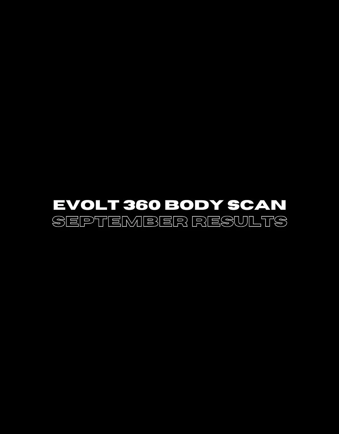 September Evolt 360 Body Scan Results 📊 

Our members consistently tracking their goals and progress! 

The Evolt 360 Body Scan is included in ALL SHF memberships, or can be booked casually.

The Evolt 360 is more than just a scan - it measures your