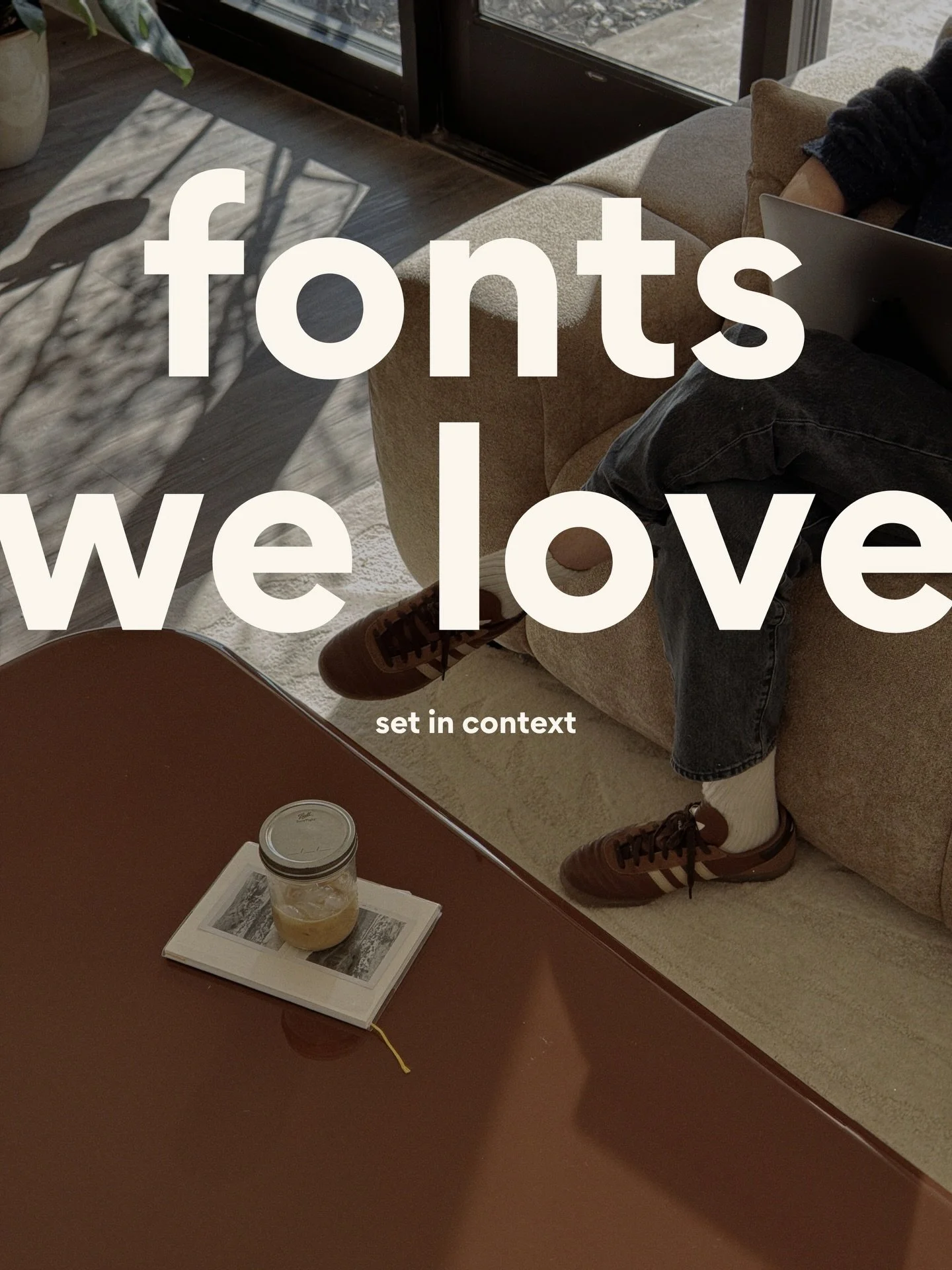 Fonts are the &ldquo;tone of voice&rdquo; of your visual identity.

Are you shouting? Whispering? Leading with authority or inviting a conversation? The right typography does the heavy lifting before your messaging even has a chance to.

Swipe throug