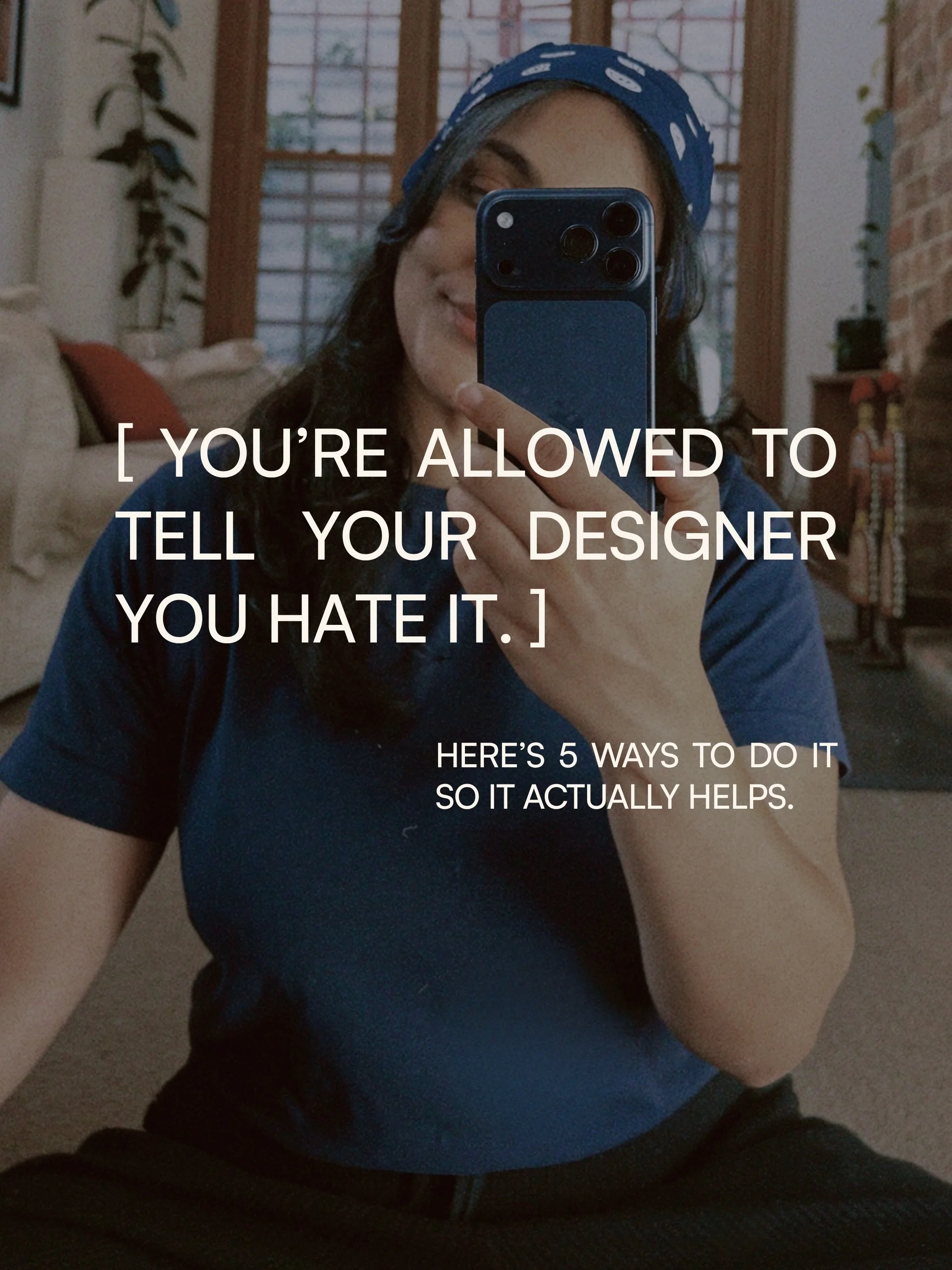 Never dread the 'F' word.