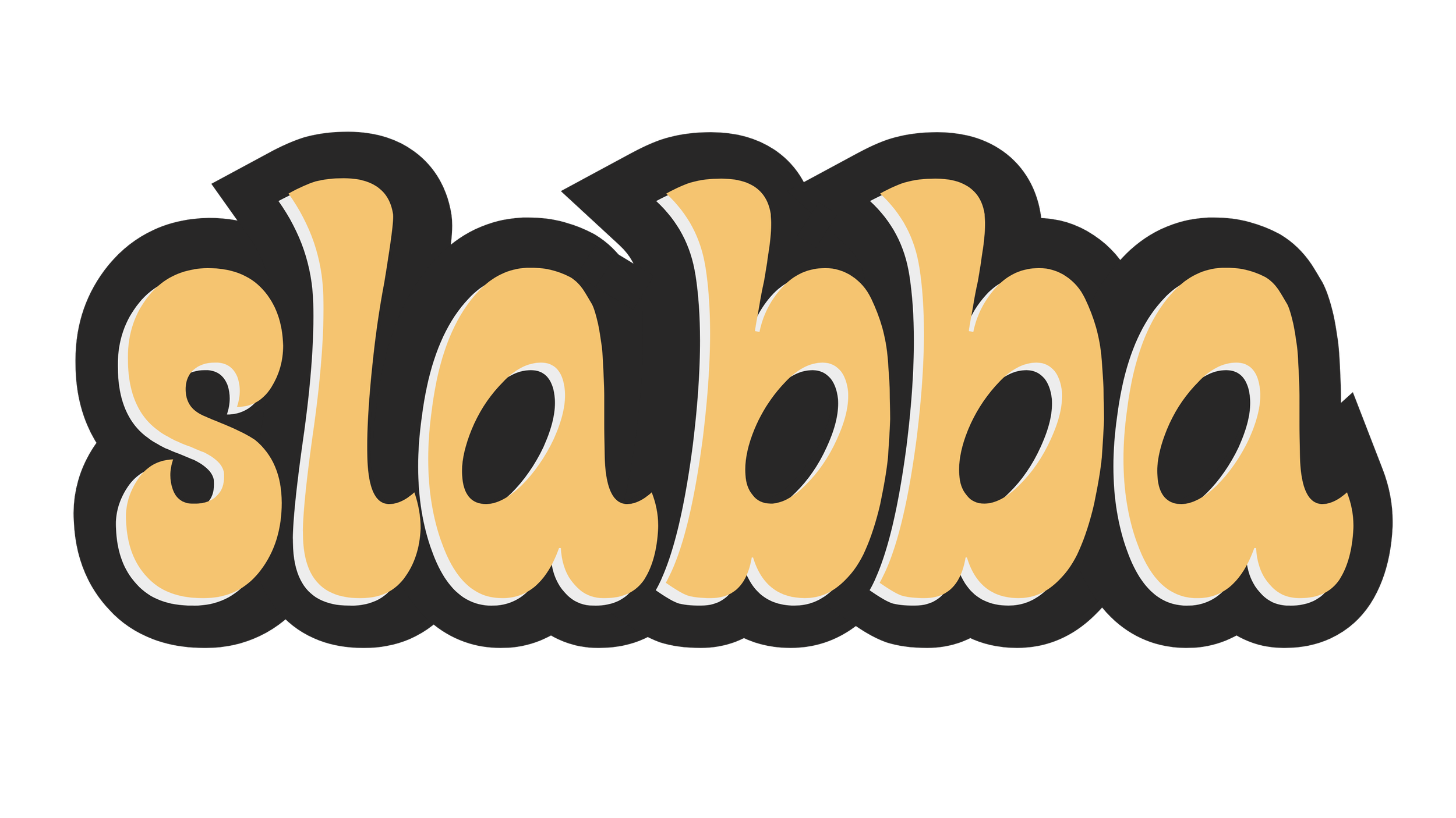 Logo design for butter brand slabba brand identity