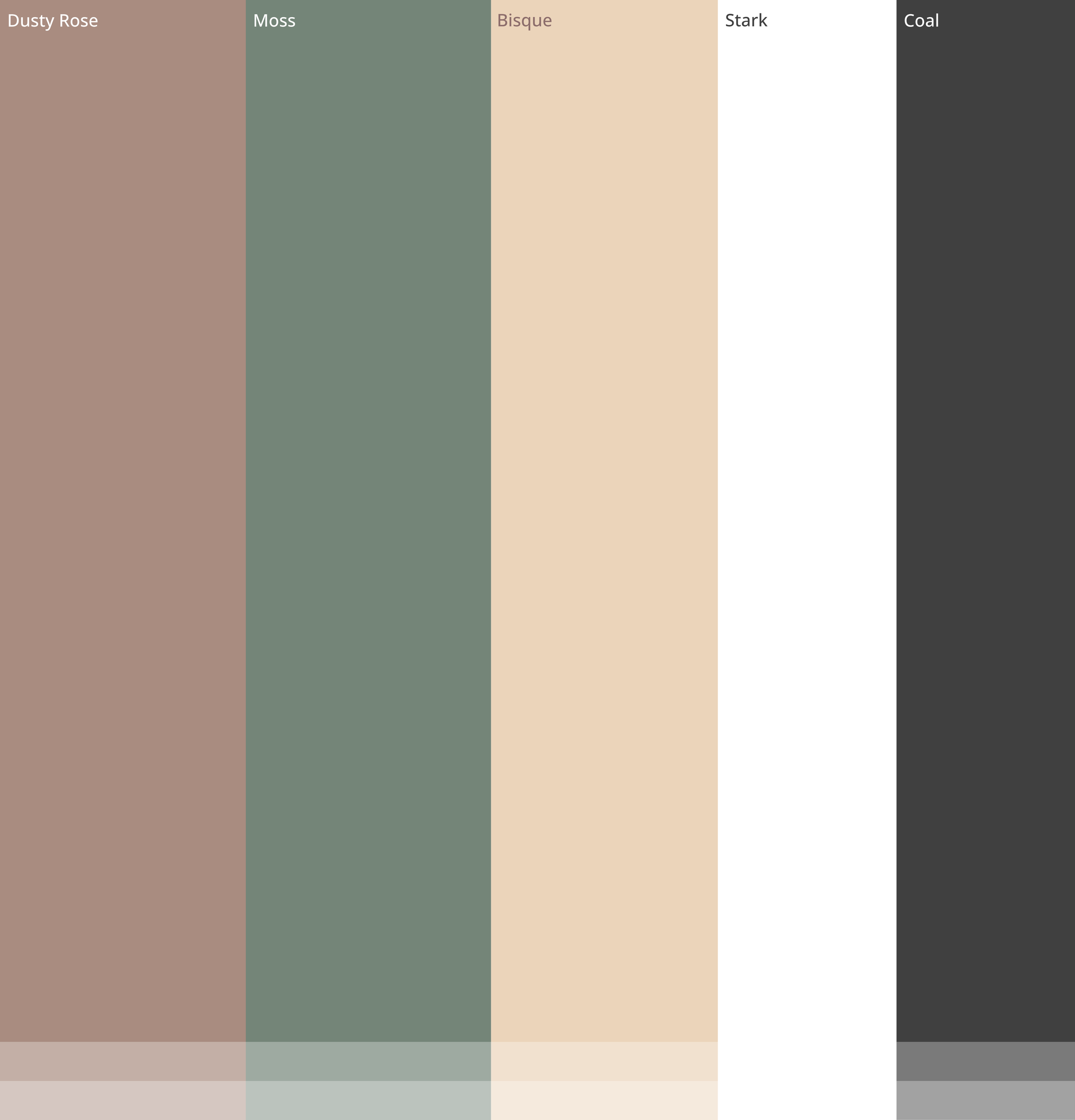 Coco Ella brand colour palette used across the social media template system, showing the studio's warm neutral tones applied to Instagram content design.