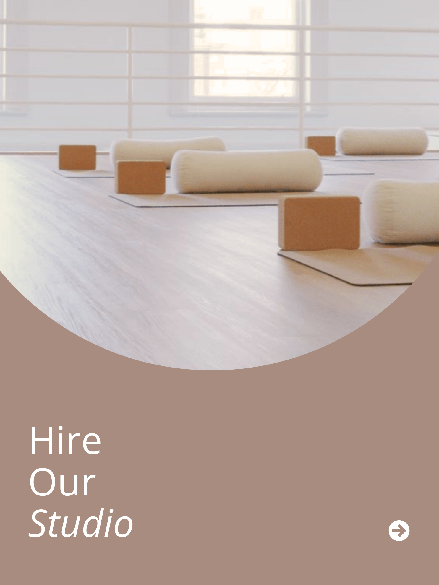 Studio hire Instagram post template designed for Coco Ella, promoting their Prahran space for private bookings and events.