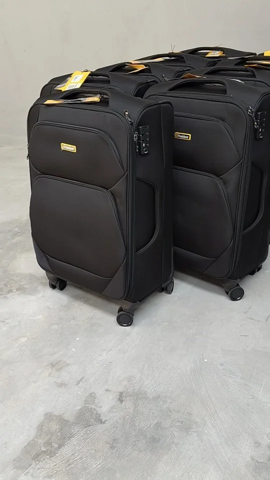 Canvas suitcase, never gets old