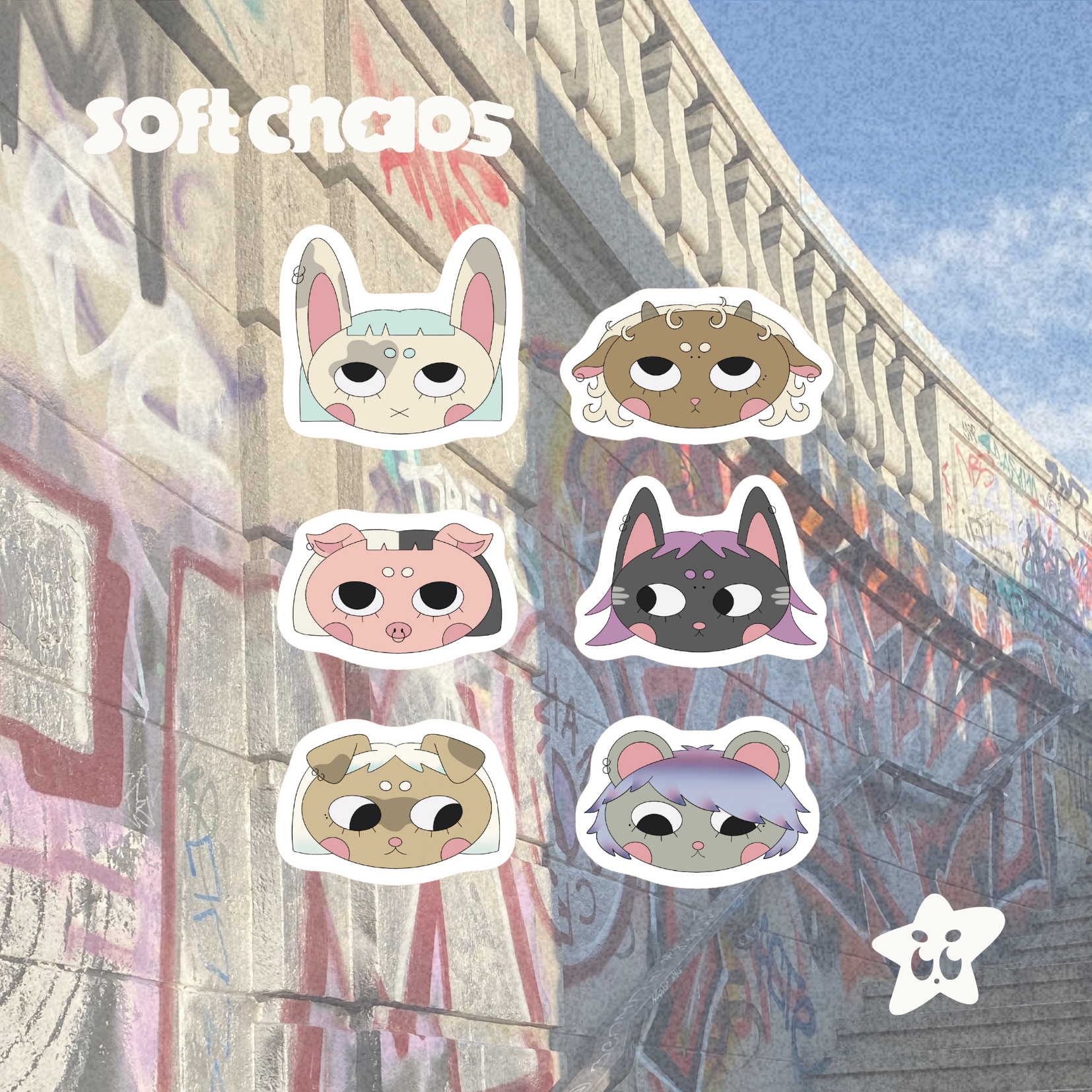 Spiked Fur Gang - Sticker pack