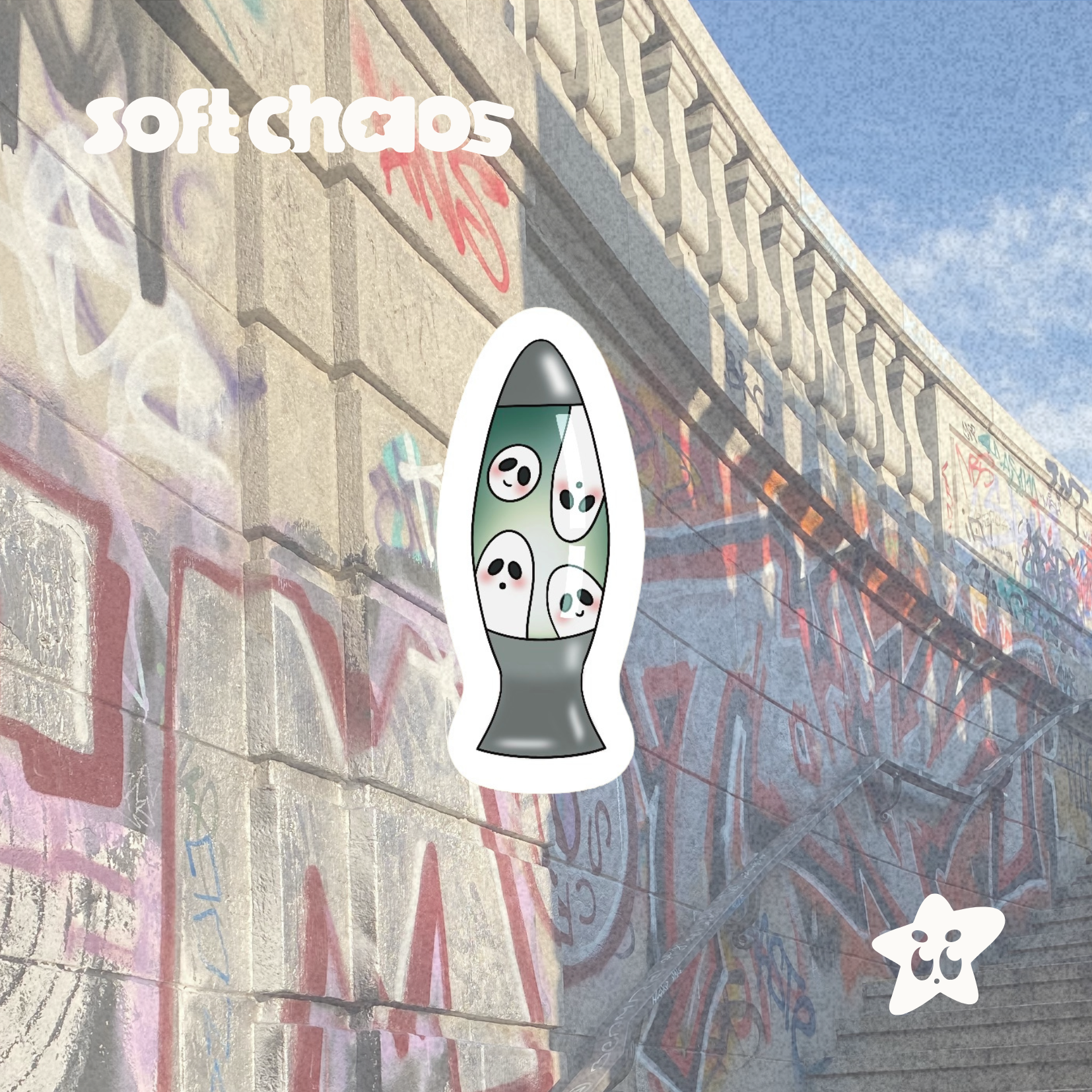 Ghost lamp - Sticker