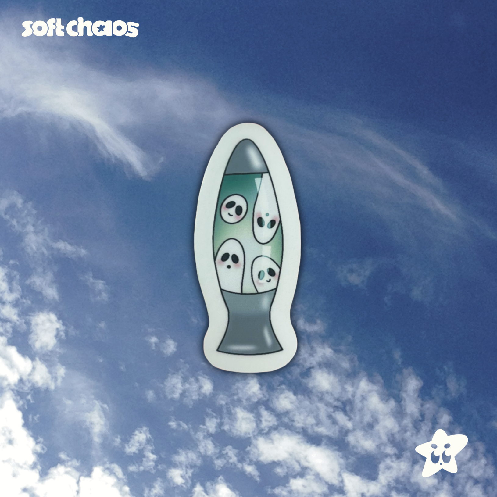 Ghost lamp - Sticker