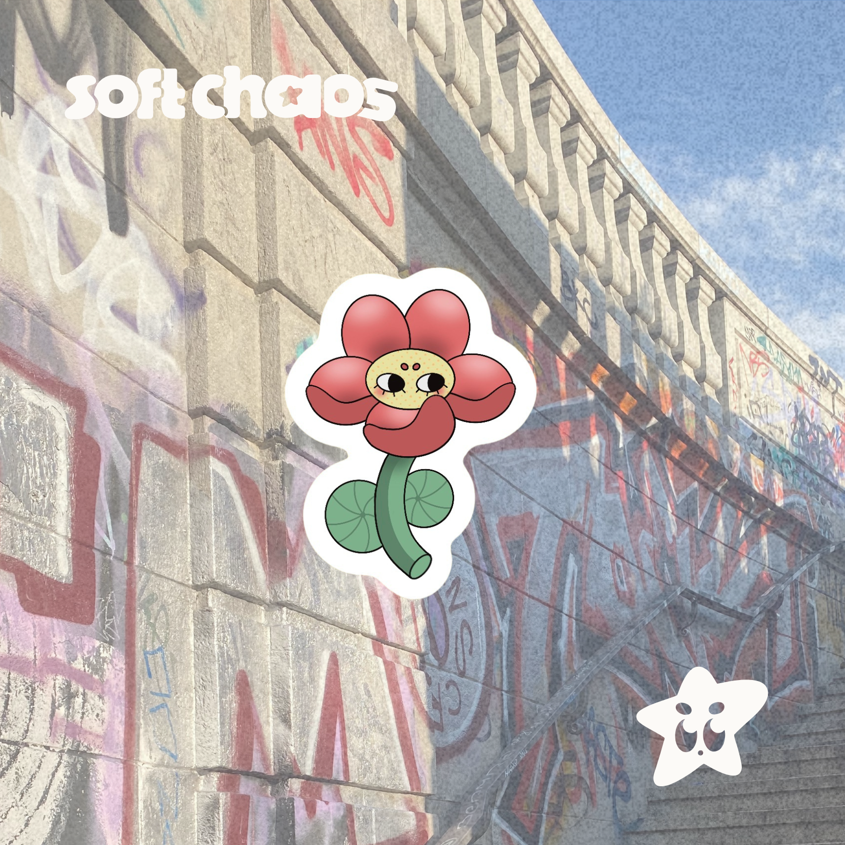 Charming flower - Sticker