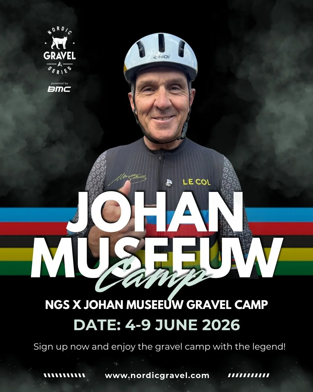 Join the NGS x Johan Museeuw Gravel Camp in June!
