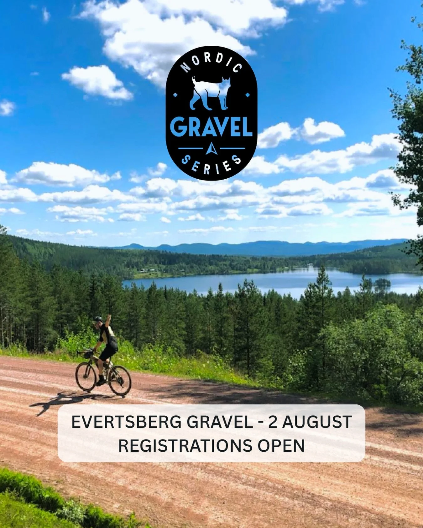 Evertsberg gravel is the new event on the 2026 Nordic Gravel Series calendar. We welcome you to excellent hardpack gravel roads and a scenic setting in central Sweden. 

Our local routemaster Calle Friberg has designed 56, 102 and 158km pure gravel c