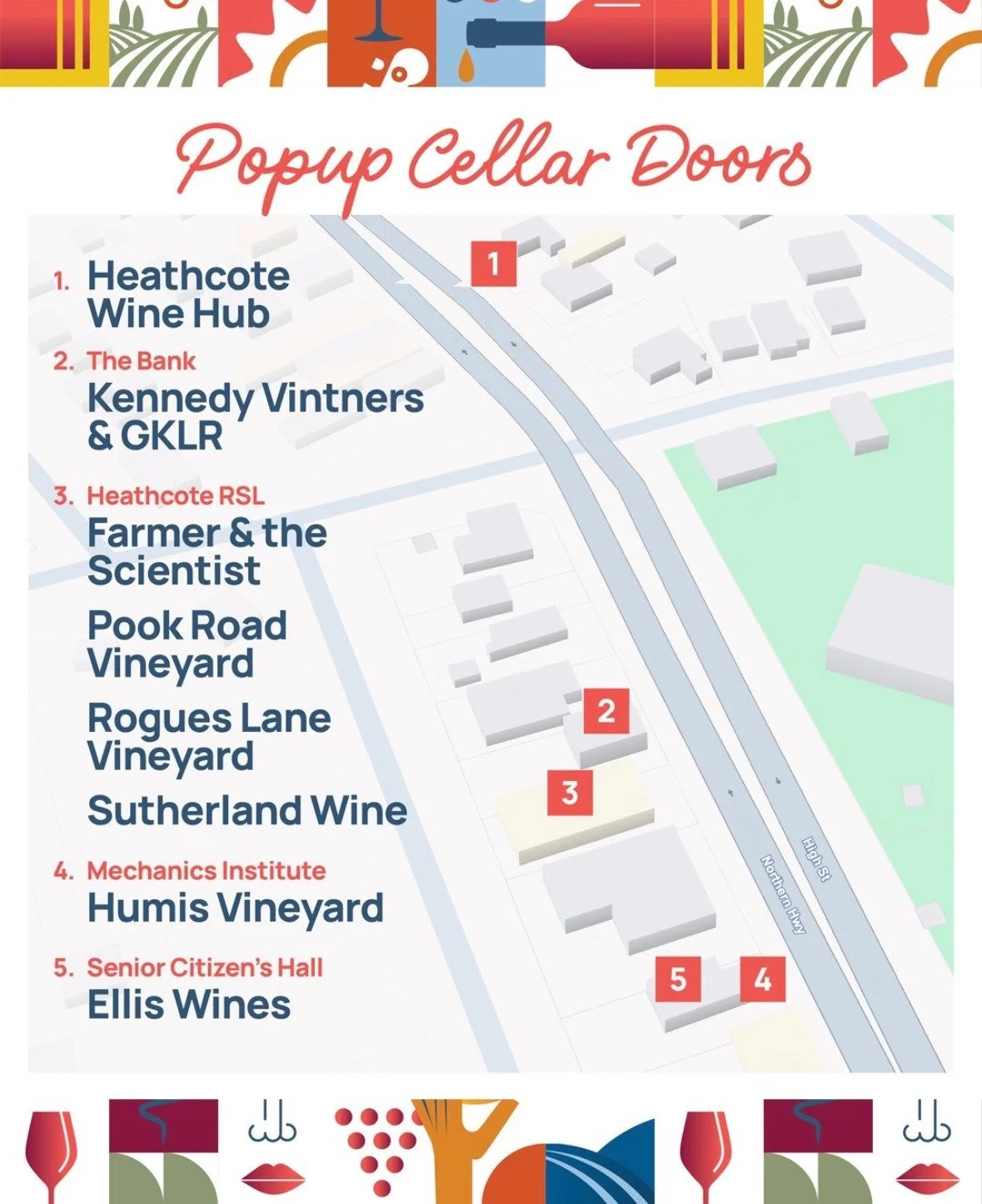 Looking forward to the King's Birthday Weekend for another Heathcote on Show, showcasing a selection of delicious wines from across the Region! Come and see us at the Heathcote RSL alongside @farmerandthescientist @rogueslane and Pook Road @hearditon