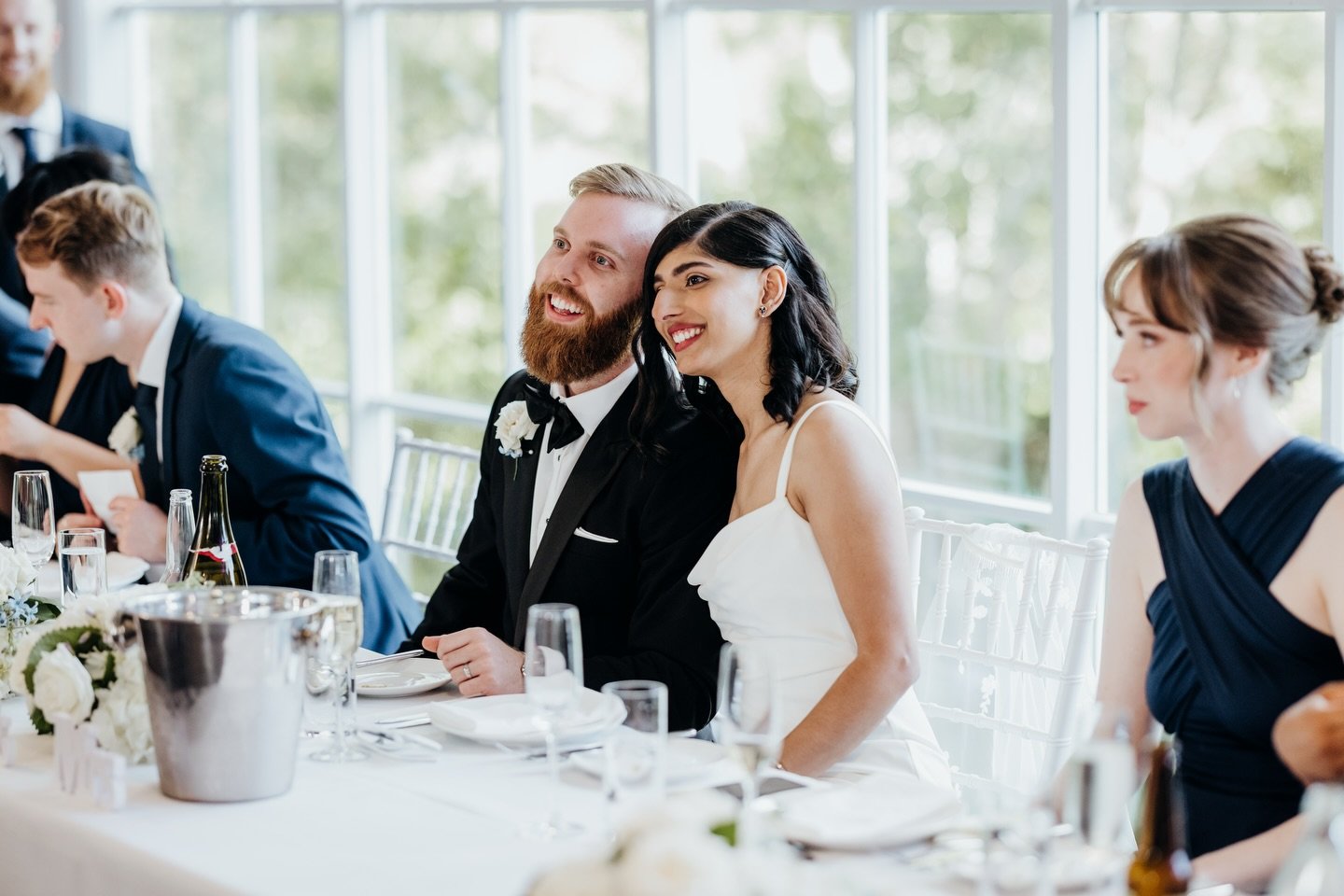Sometimes the best moments at a wedding are the ones where you simply sit, listen, and take it all in 🤍

Photography - @kirimarstersphoto 
Make up and hair - @madeupbynaeema
Dress - @felicitysbridalnz
Dress alterations - @alterme_bridal
Cake - @from