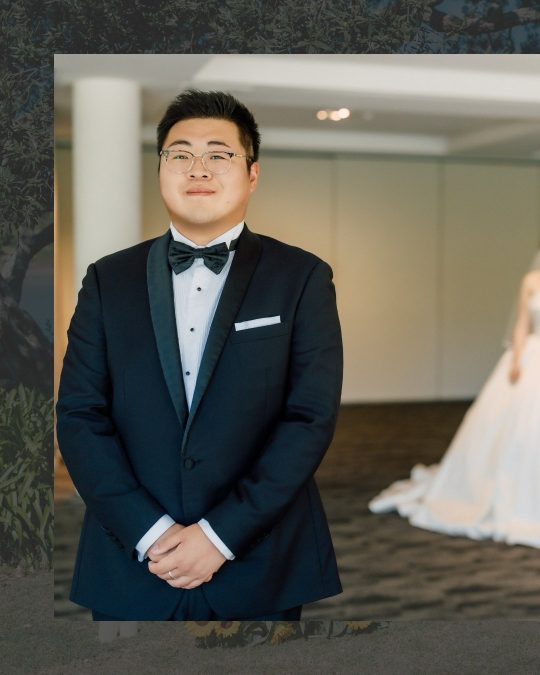 Grace and Samuel&rsquo;s first look in the loft, overlooking the garden and harbour views, a quiet moment together before the celebrations begin 🤍

Just the two of them, taking it all in before the day unfolds.

Florals: Amy's Floral Shop
Photograph