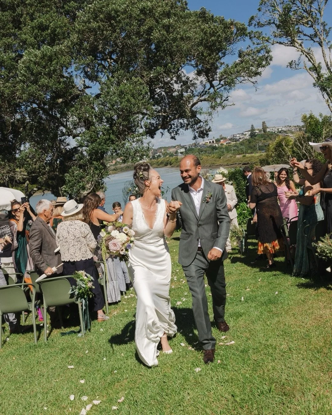 Ōrākei Bay - a place to feel comfortable, be yourself, and celebrate your way.

Semele &amp; Leo kept things simple in the best way, focusing on their people, each other, and creating a day that flowed effortlessly, from arrival, to ceremony, cocktai