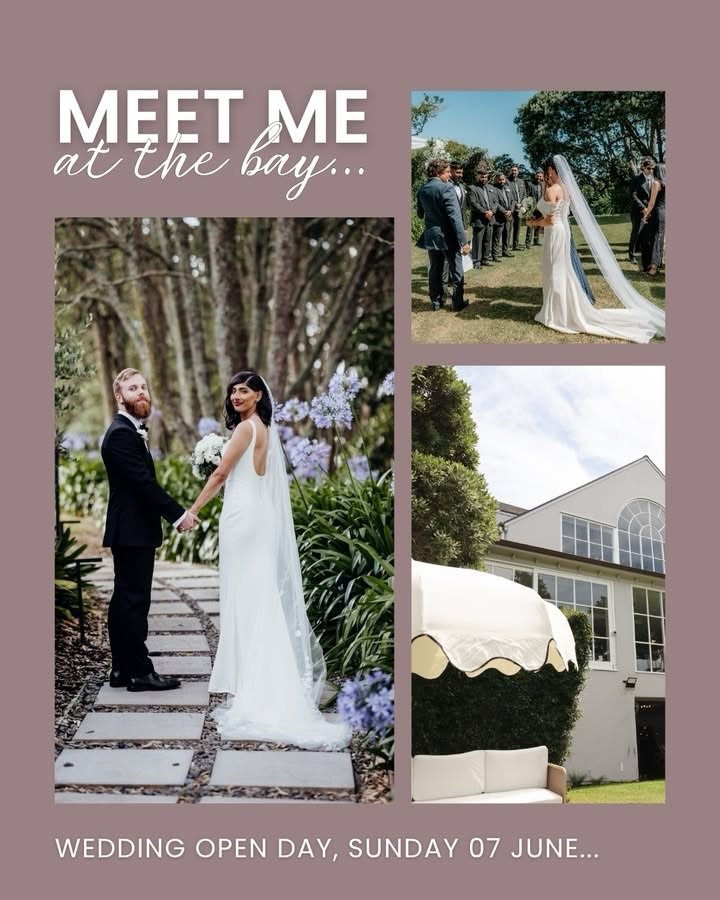 Meet us at the Bay for our wedding open day and experience Ōrākei Bay as if it&rsquo;s already yours.

See our venue beautifully styled for a wedding day, meet our team and favourite wedding vendors, sip on a glass of bubbles, and imagine your guests