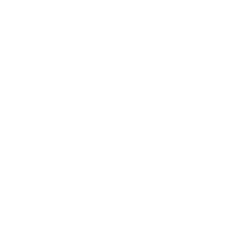 Map pin icon on a black background