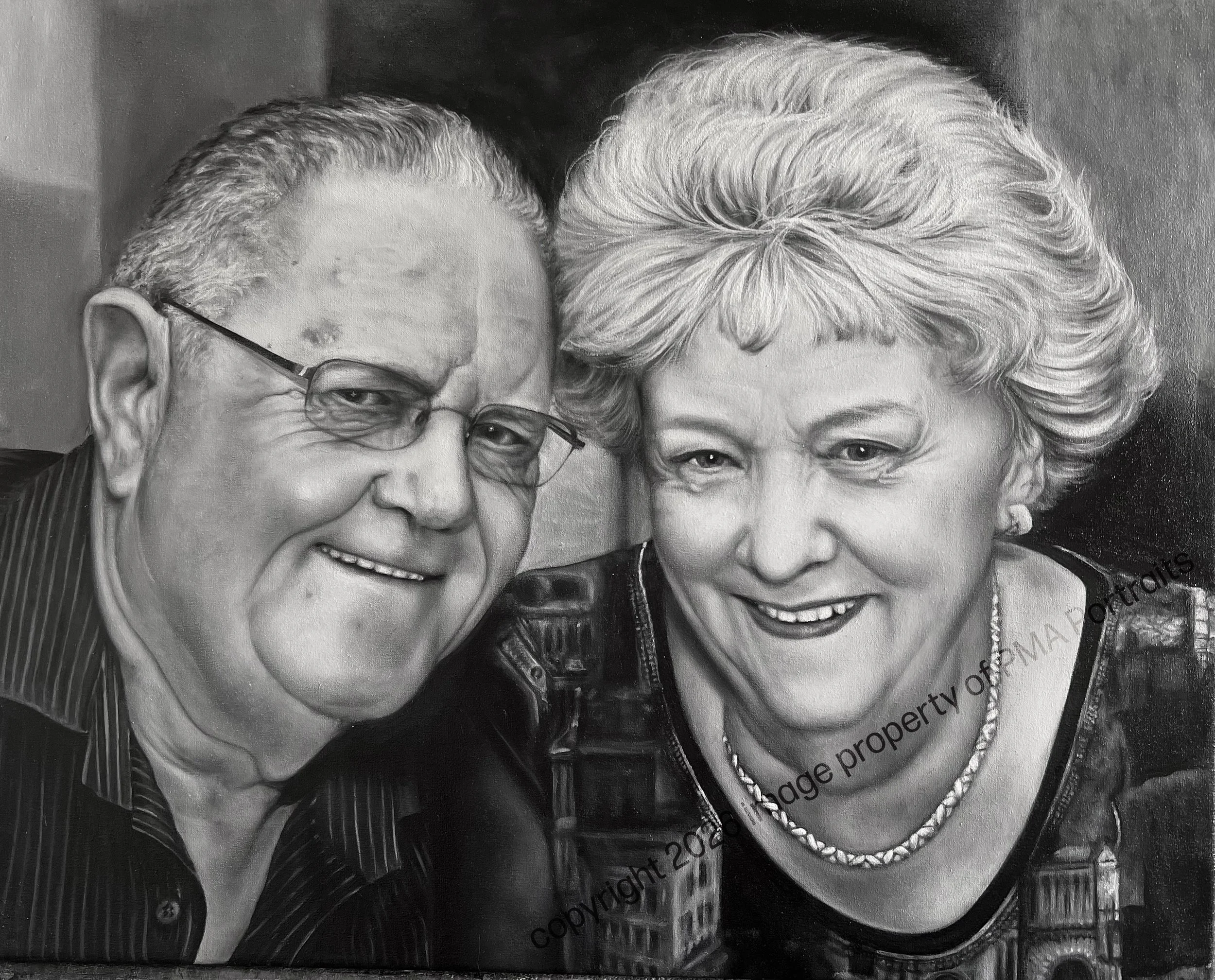 Couple in Black and White