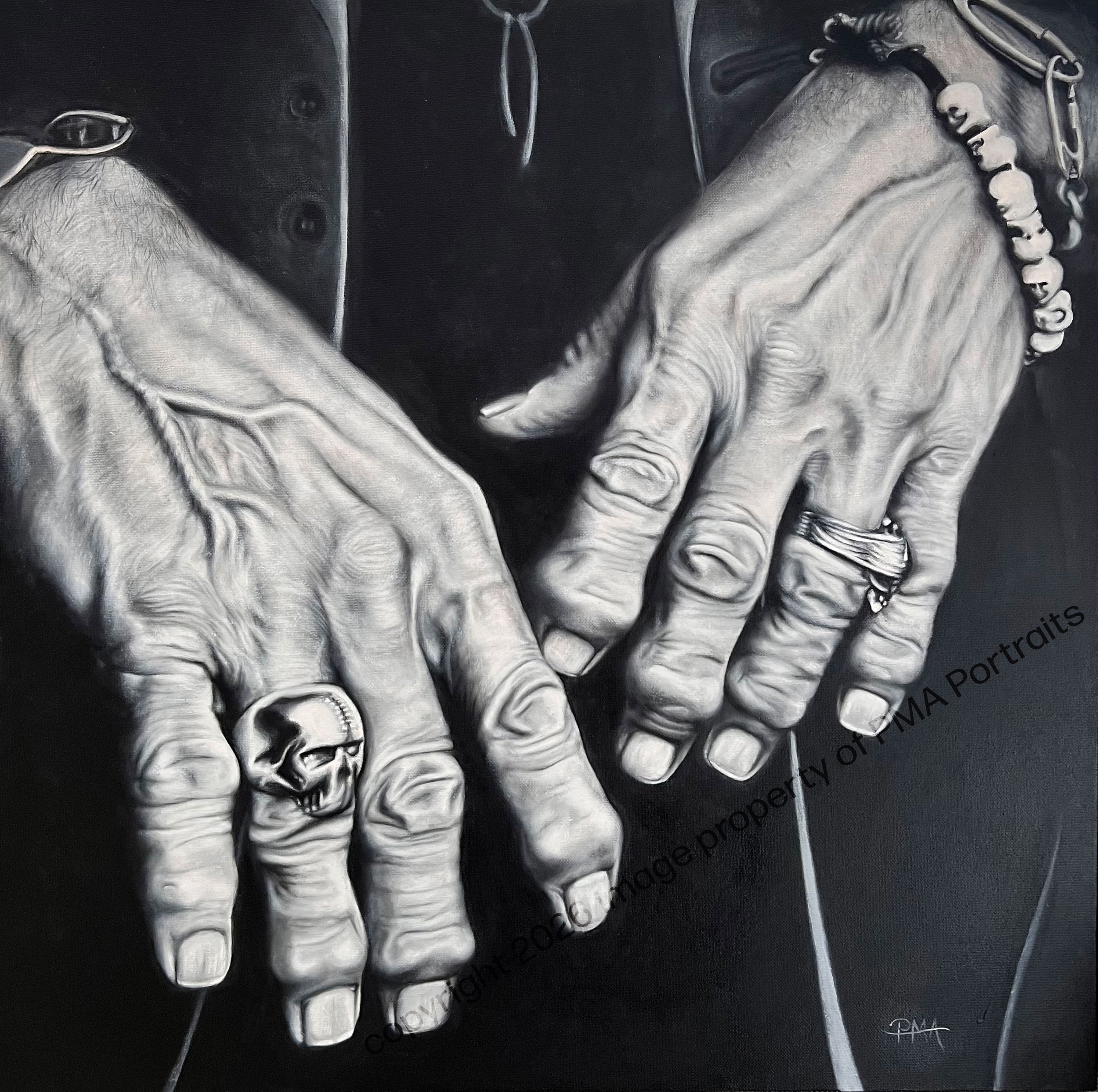Keith Richards Hands