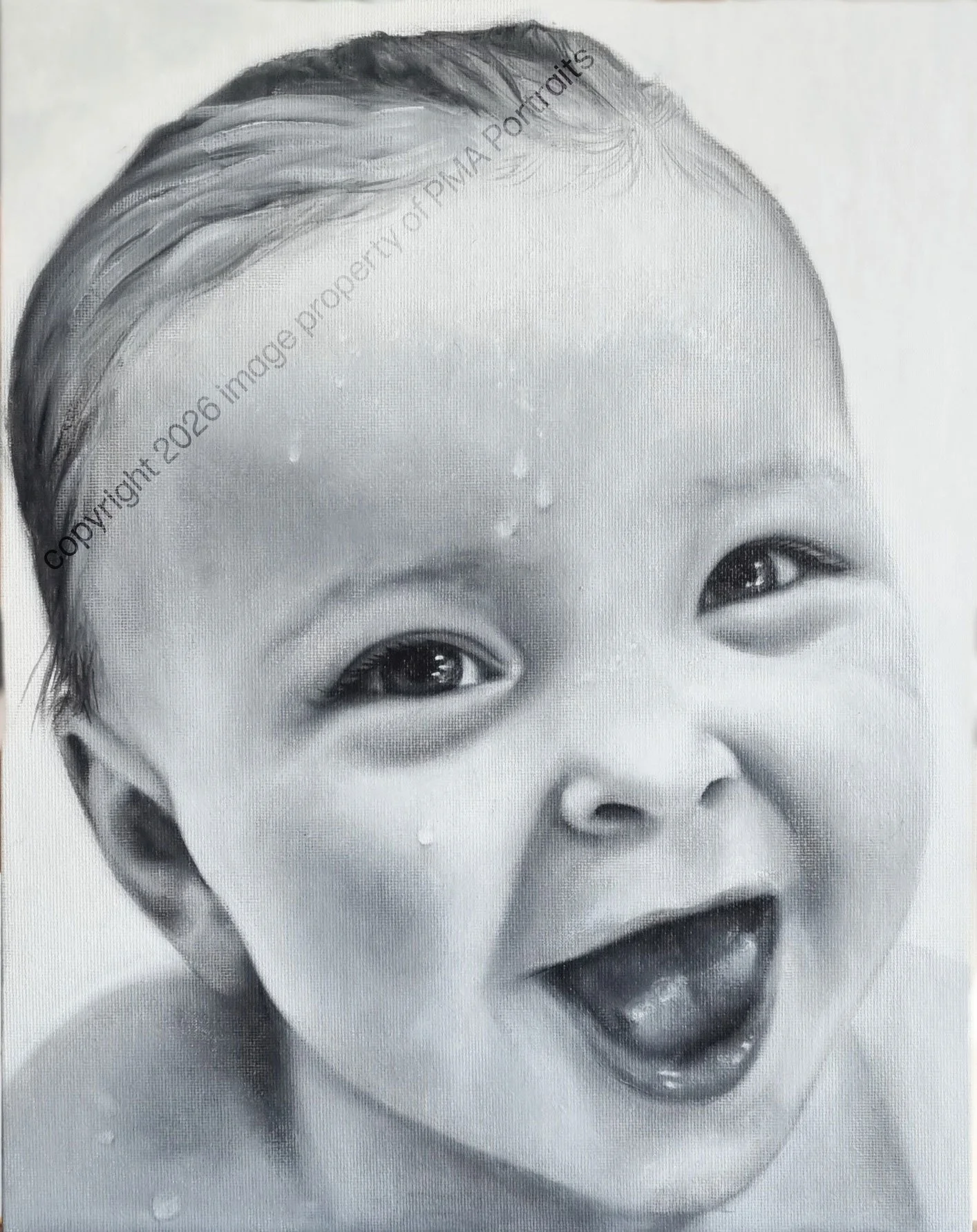 Bath Baby Portrait