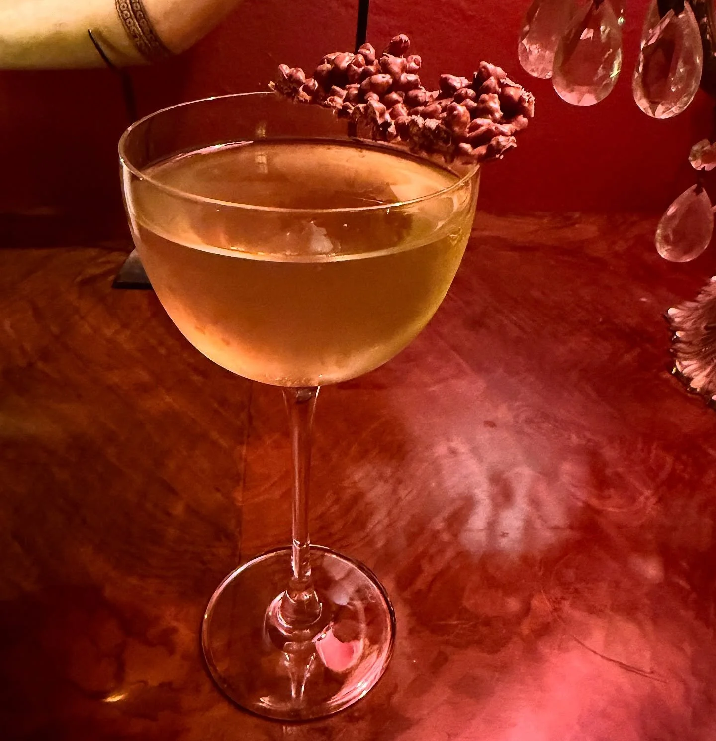 Coco pops in a cocktail? Yes! This is a clarified milk punch with whisky, tia maria, macadamia &amp; wattleseed liqueur and coco pops. Not on the menu yet - but you can come taste the work in progress (3rd draft) today &amp; tomorrow.