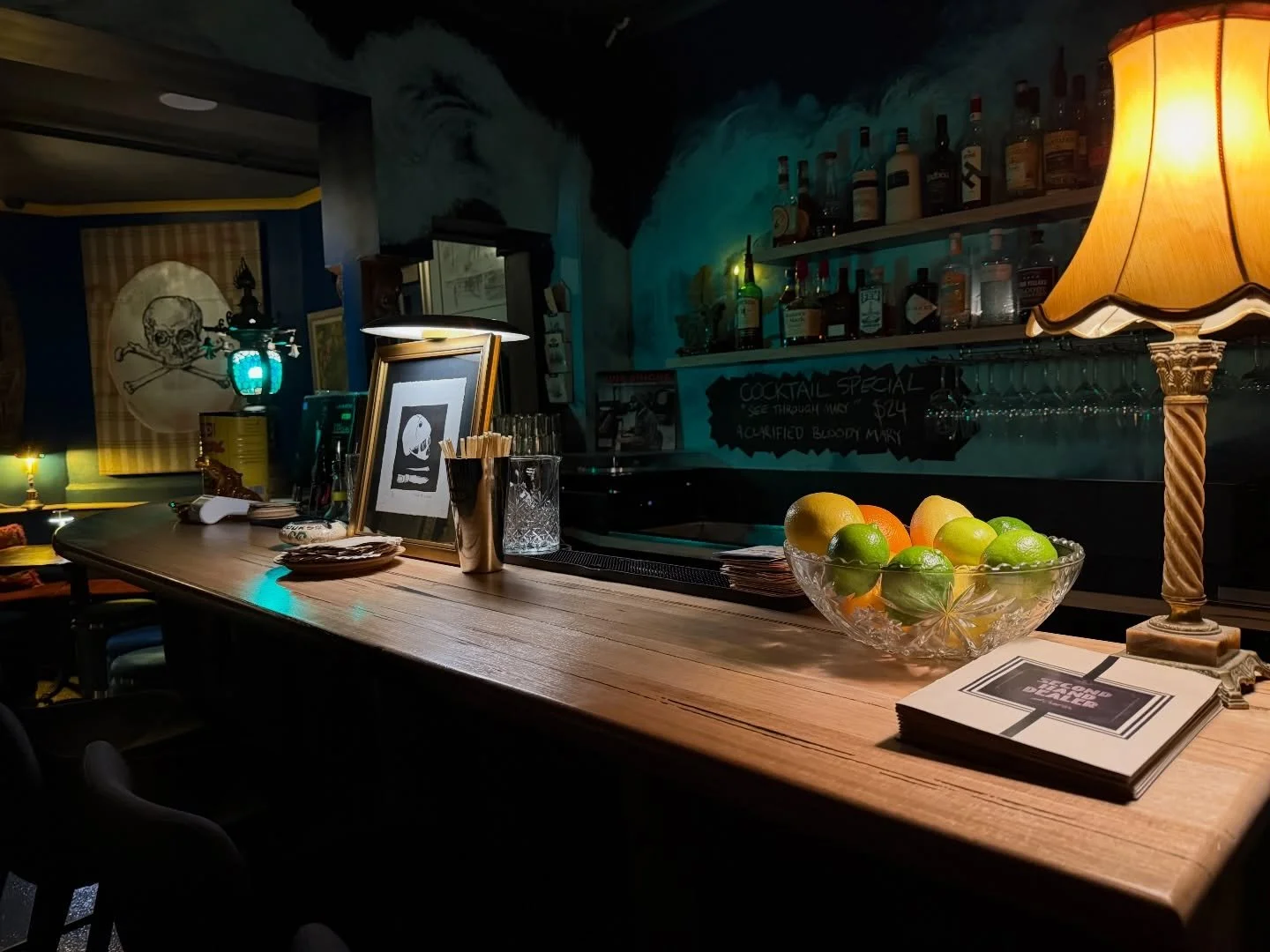 Not only do we keep coming up with new cocktails, we keep buying new art, so there&rsquo;s always something new to look forward to at Second Hand Dealer!