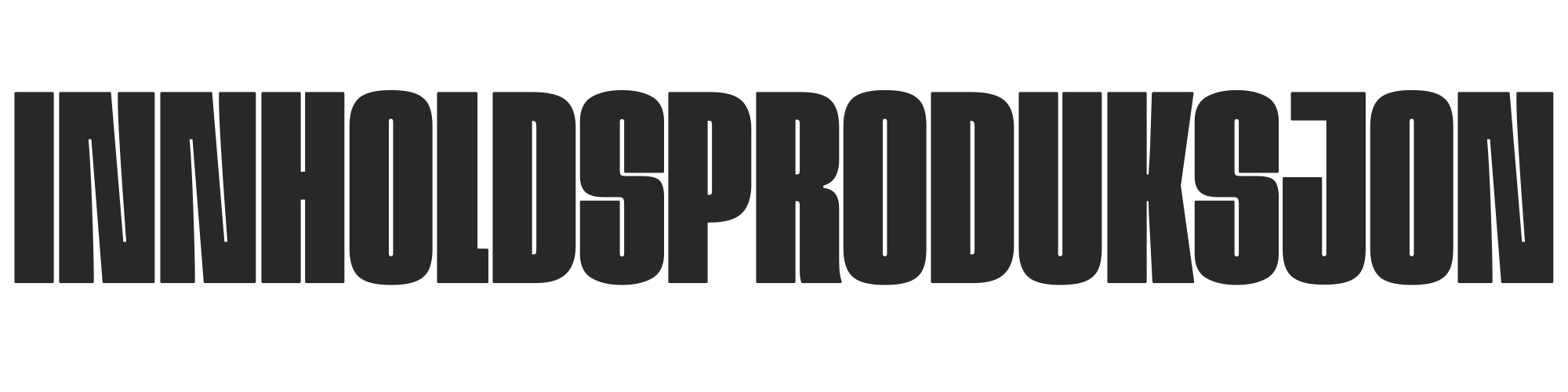 Text image displaying the phrase 'INFINITE LOUDSPEAKER PRODUCTION' in large, bold, black letters.